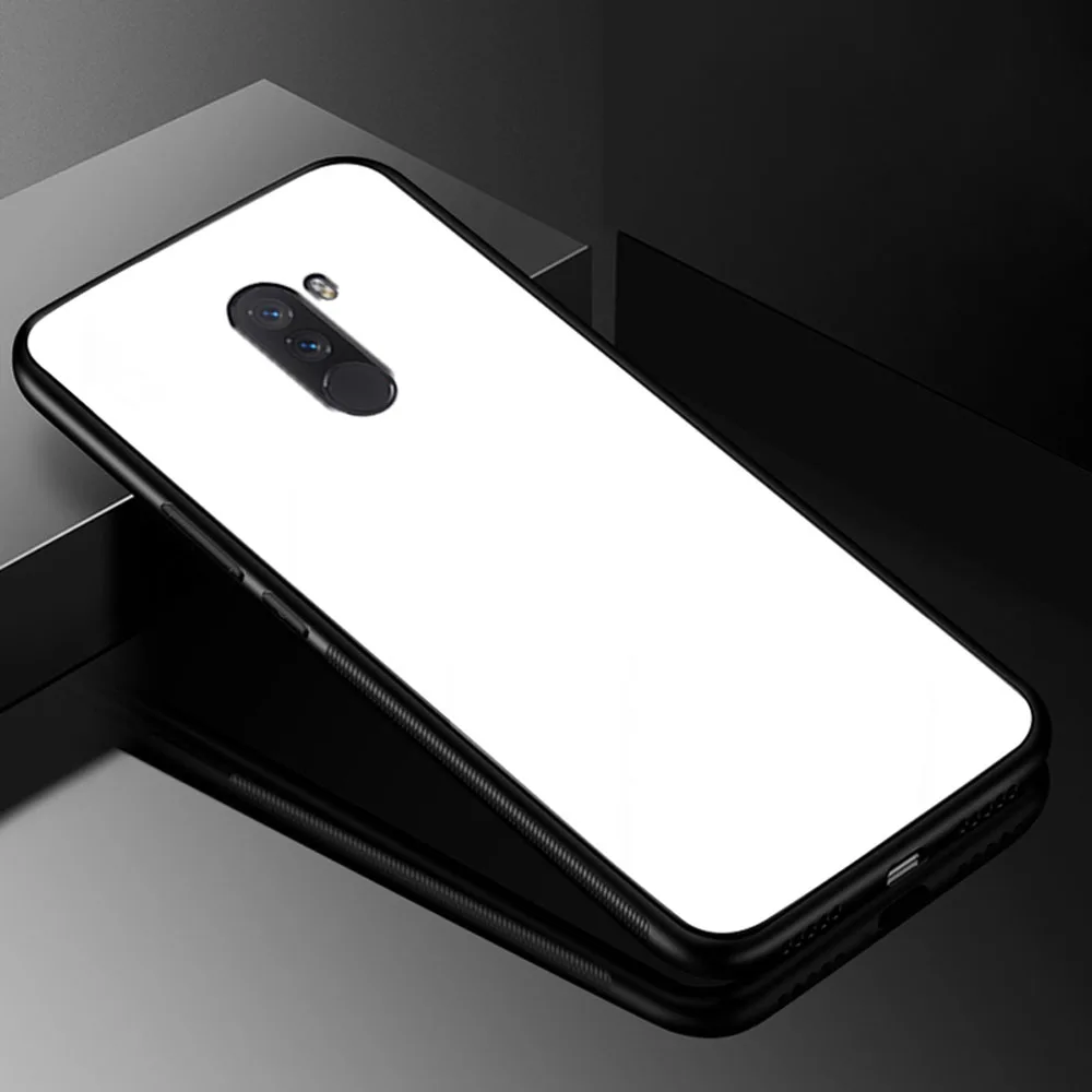 Чехол для Xiaomi mi Pocophone F1 Xiaomi mi Pocophone Poco F1 Max mi x Play mi play mi max mi x 2 S 2 S 3 PocoF1 Coque - Цвет: White