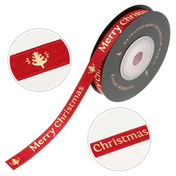 

2 Rolls Vintage Christmas Packing Ribbon Holiday Ribbon Decoration