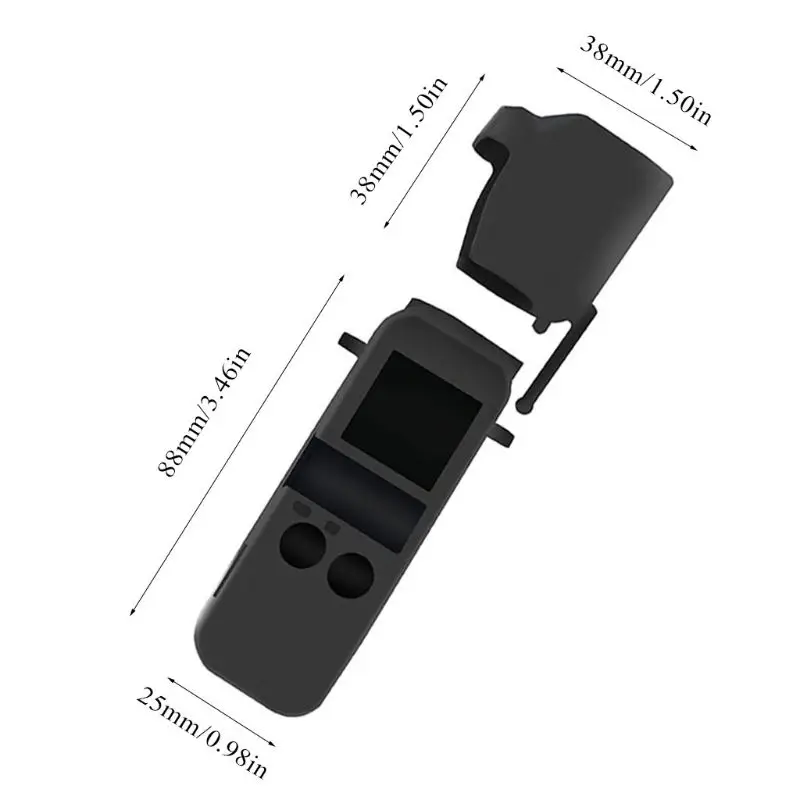 1 шт. подходит для DJI OSMO Карманный защитный рукав мягкий силиконовый рукав с шнурком