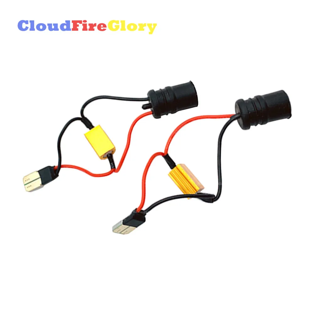 

CloudFireGlory For Astra for Zafira Corsa For Chevrolet Cruze Dynamic Side Marker Turn Signal Light Resistor Wire Plug