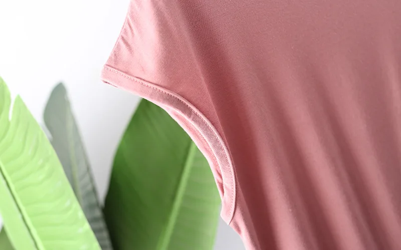 Дизайнерская Модальная футболка, Женская водолазка без рукавов, Повседневная Корейская одежда, модные эластичные топы, футболка, Женский Топ