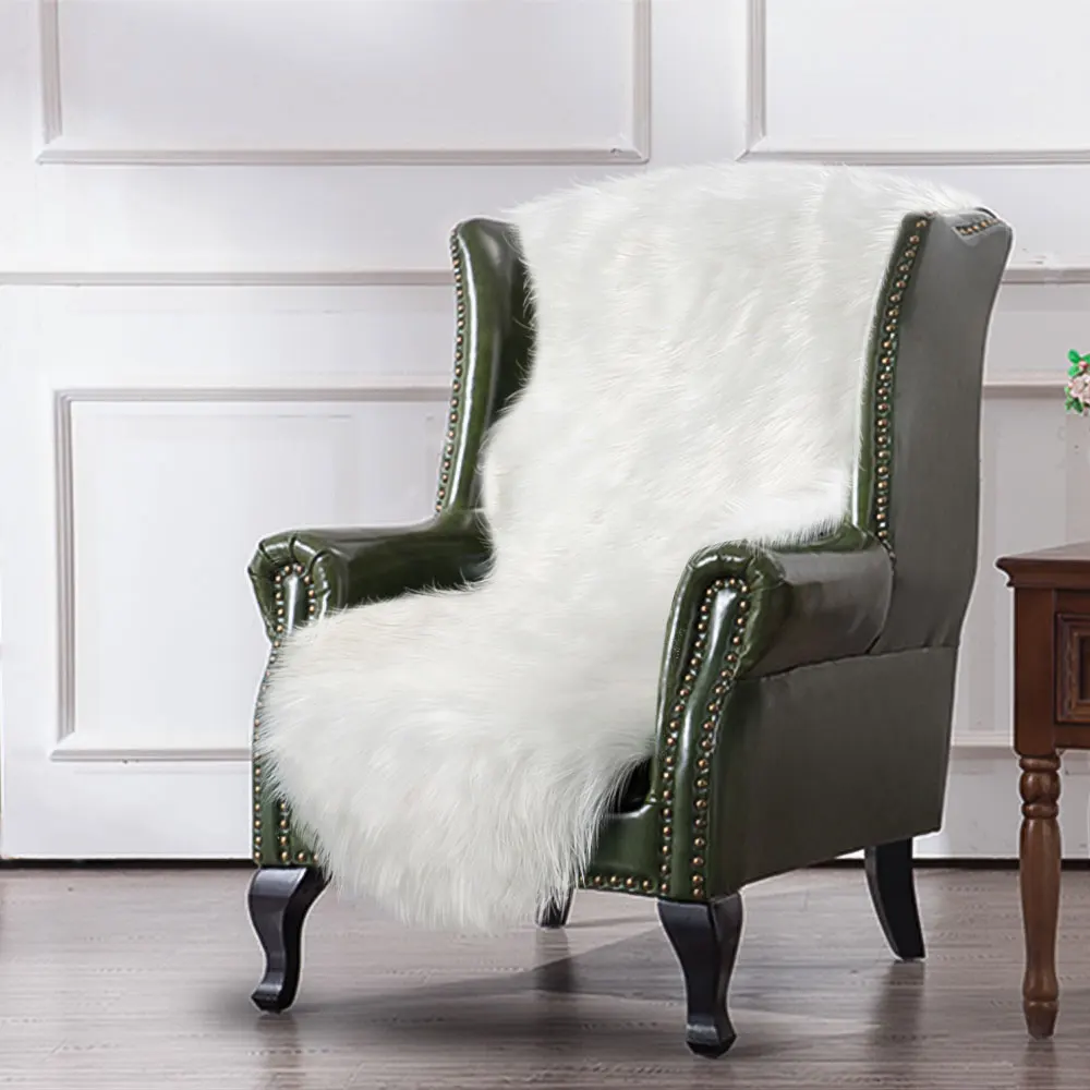 Шерстяной ковер чистящий Спальня нерегулярные Форма 120X75 см теплый пушистый ковры стул украшения разноцветный