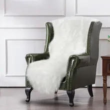 Шерстяной ковер чистящий Спальня нерегулярные Форма 120X75 см теплый пушистый ковры стул украшения разноцветный