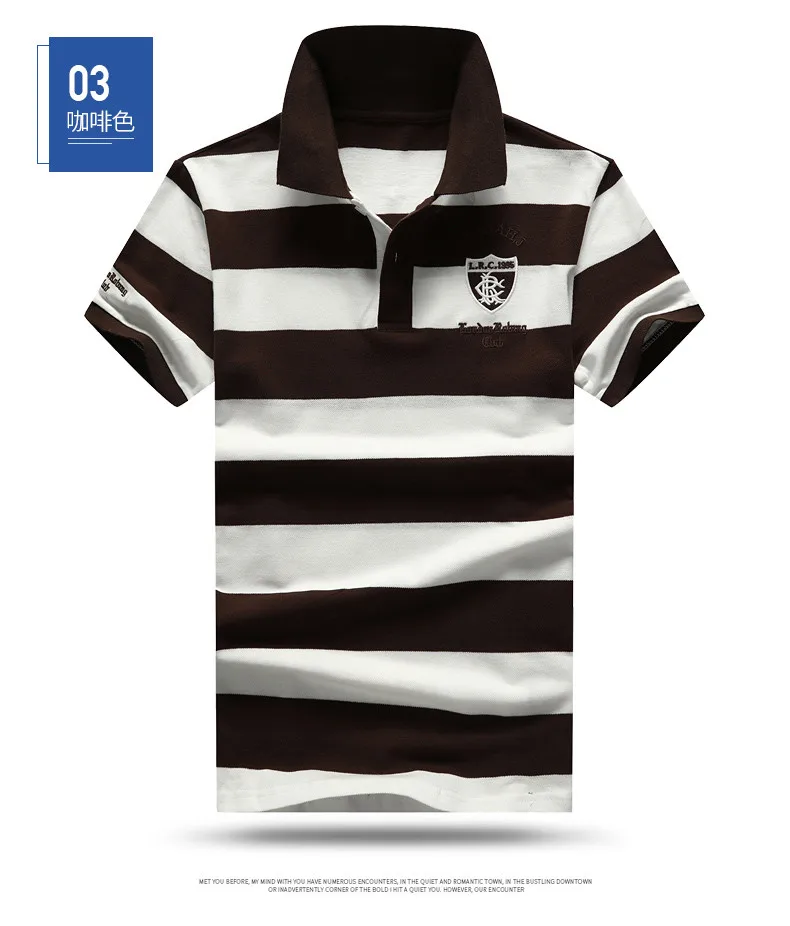 4XL Mens Polos Shirts Quality Summer Trending Striped Cotton Short Polo Male 2020 New Fashion Korean Style Brand Clothing Men 11