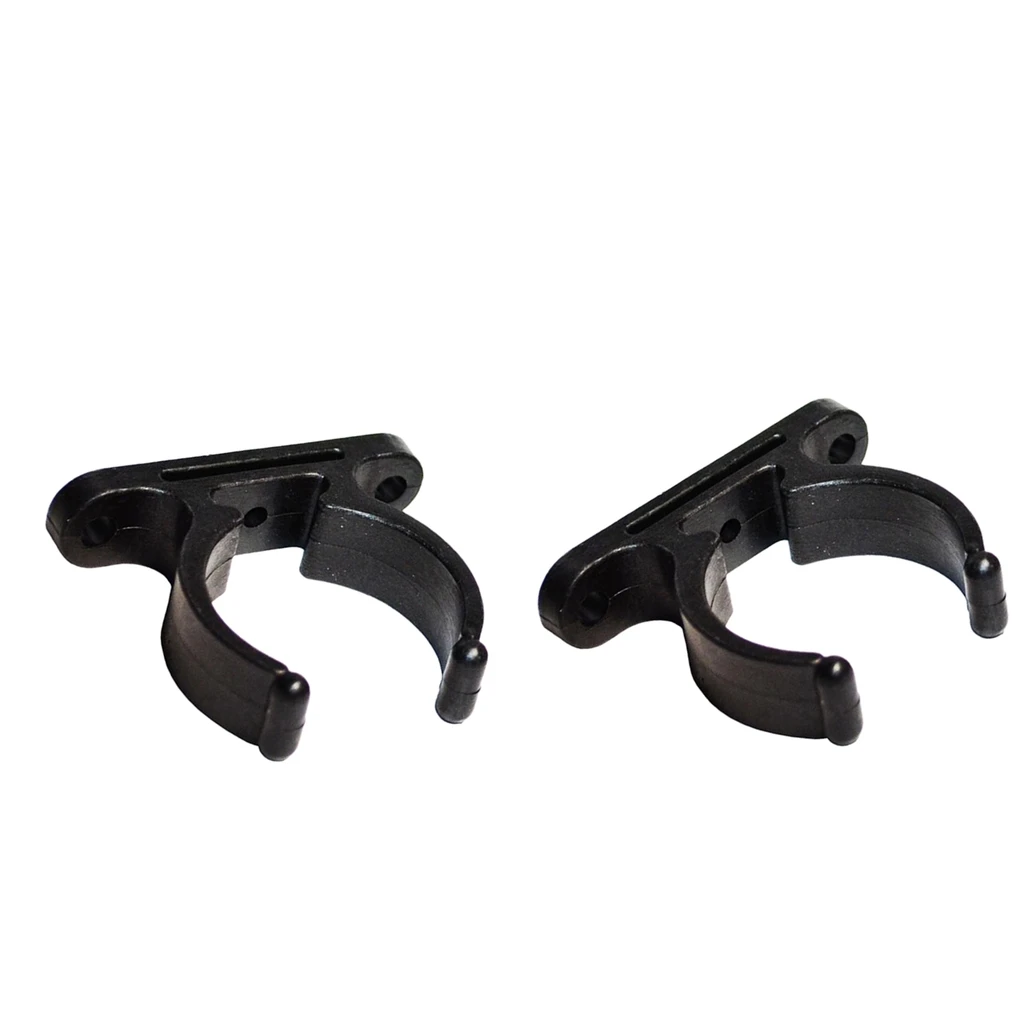 2pcs Boat Hook Paddle Holder Holder Fixing Pipe Clip Boat Hook Holder Mounting Clamp For Boat, Double Mounting Holes
