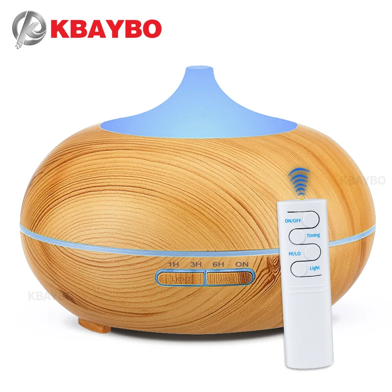 Comprar KBAYBO 300 ml aceite esencial aroma difusor humidificador ultrasónico cool mist maker aromaterapia aire acondicionado fogger para el hogar