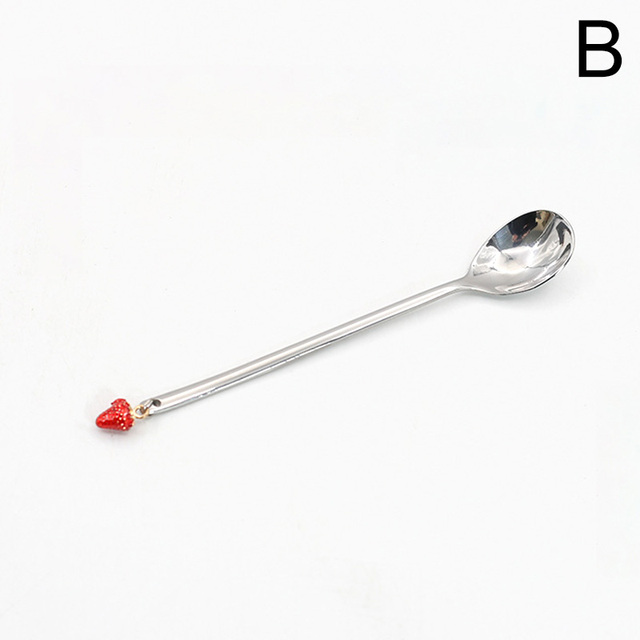 Stainless Steel Spoons Forks Mini Snack Coffee Cake Dessert Food Fruit Mixing Stirring Teaspoon Party Decor Tableware