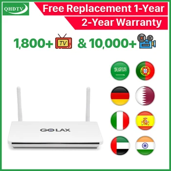 

Golax-Q4 IPTV Arabic Belgium IPTV 2.4G WIFI IPTV Netherlands Germany Dutch IPTV Subscription QHDTV 1 Year No APP Include