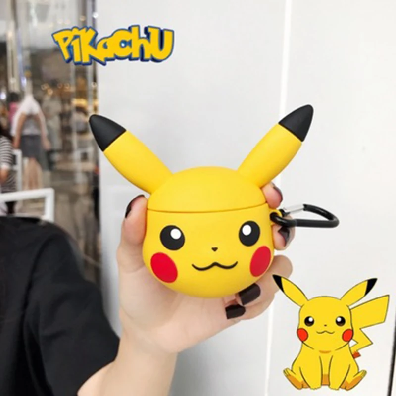 

Cute 3D Cartoon Wireless Earphone Case For Apple AirPods 2 Silicone Charging Headphones Case for Airpods Protective Cover