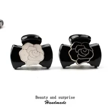 

Black Rose Flower Hair Claws For Women Hair Barrette Hairpin Crab Hair Claw Clips For Girls Hair Accessories Headwear Ornament