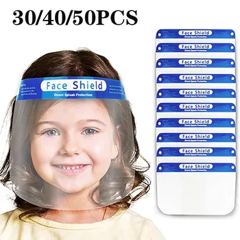 

30PCS/40PCS/50PCS Child Face Mask Shield Protector Mondkapjes Wasbaar Kitchen Oil Splash Anti-smoke Protective Mondkapjes