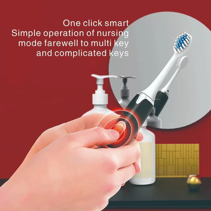 Electric Toothbrush USB Rechargeable Whitening IPX7 Waterproof Oral Health Teeth Brush Adult Sonic Wave Electric Toothbrush Electric Toothbrush USB Rechargeable Whitening IPX7 Waterproof Oral Health Teeth Brush Adult Sonic Wave Electric Toothbrush