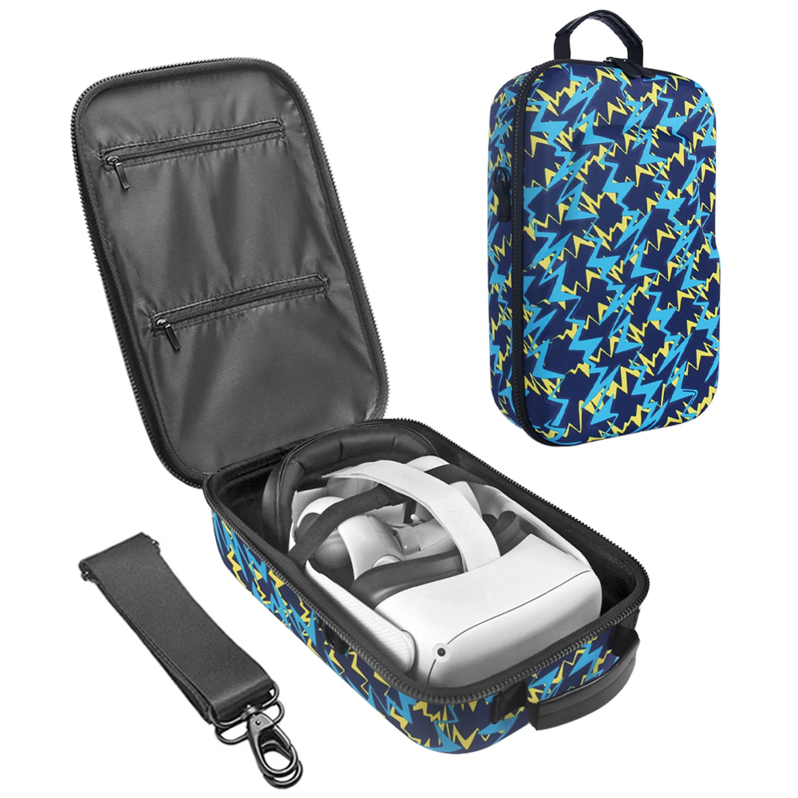 Estuche de almacenamiento de viaje para Oculus Quest 2, bolsa protectora Estuche de transporte para Oculus Quest 2/Oculus Quest, todo en uno VR