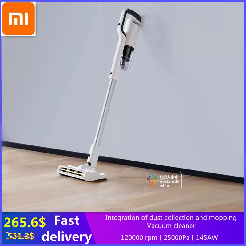 XiaoMi ROIDMI NEX Wireless Vacuum Cleaners Powerful Smart Vertical Washing Handheld Cleaner Mijia Home Appliances Car Products | Бытовая