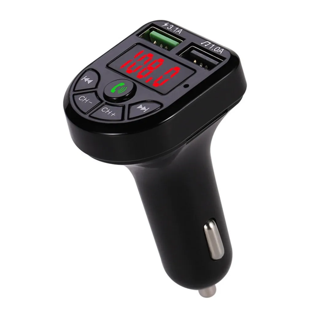 

Bluetooth Handsfree Kit Type-c Usb Car Charger Fm Transmitter Radio Tf Card Music Mp3 Player Wireless Hands-free Car Kit #YL1