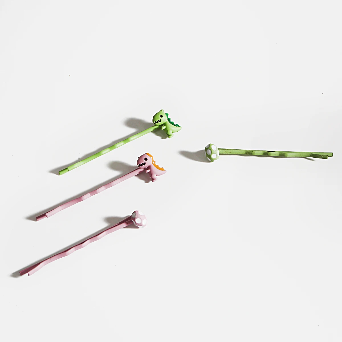 

1PC Korean Multicolor Cute Dinosaur Hairpin Simple Dinosaur Egg Hairpin Girl Hairpin Accessories Gift