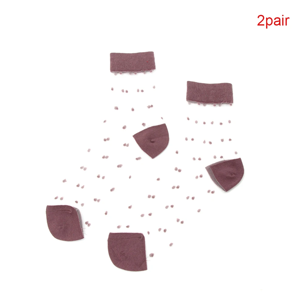 Короткие, дышащие, сетчатые, подходят к любой одежде, утолщенные, высота до лодыжки, крутые, эргономичные, летние, повседневные, сексуальные, уход за ногами, для взрослых женщин, носки в горошек