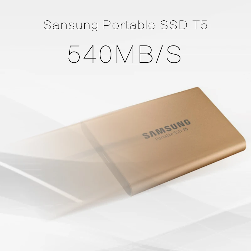 samsung T5 SSD 500GB 1 ТБ внешний твердотельный диск USB3.1 type-C портативный жесткий диск для ноутбука Настольный ПК