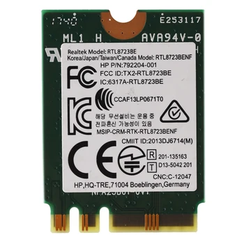 

Wireless Adapter for Realtek RTL8723BE 802.11N WiFi Card Bluetooth 4.0 NGFF Card SPS 843338-001 300Mbps