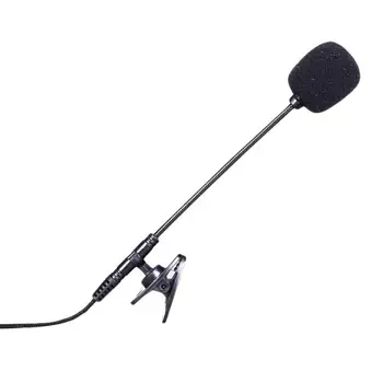 

Portable Lapel Clip On 3.5mm Wired Microphone Sound Amplifier for Phone Laptop