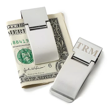 

Personalized Money Clips for Men Custom Engravable Dollar Bill Clip Holder Gift for Husband, Dad, Grandpa, Graduates