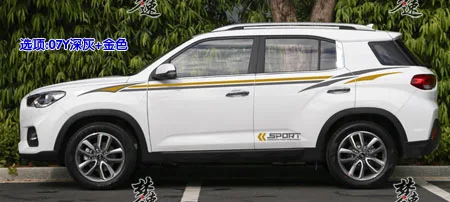 Для hyundai IX35 стикер внешний вид Украшение Наклейка IX35 цвет кузова автомобиля стикер украшение