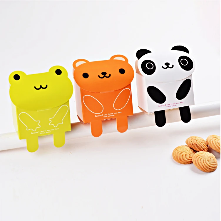 

Cute Animal Design Snak Box, Small Cartoon Box , Candy Box, Party Favor Cookies Cake Gift Box 30pcs/lot