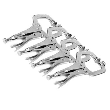 

4pcs Locking Pliers Clamp Flex Pads Locking Adjustable Welding Wrench Repair