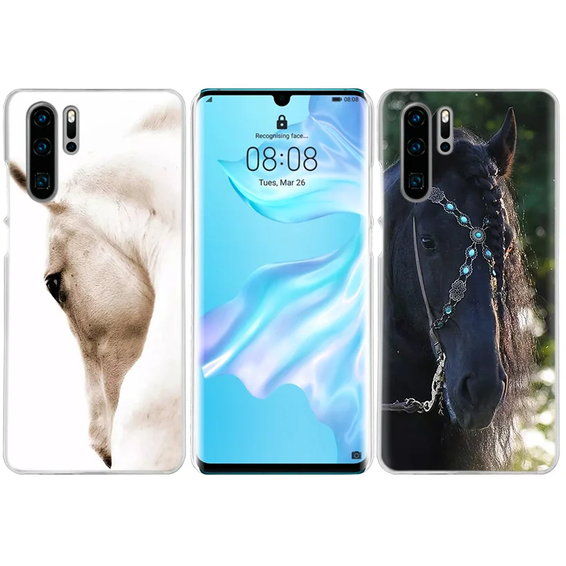 Horse чехол в виде животного для huawei Коврики 30 20 10 P20 P30 Lite Pro P Smart Y9 Prime Honor 8A 8X 10i ПК Чехлы для телефона