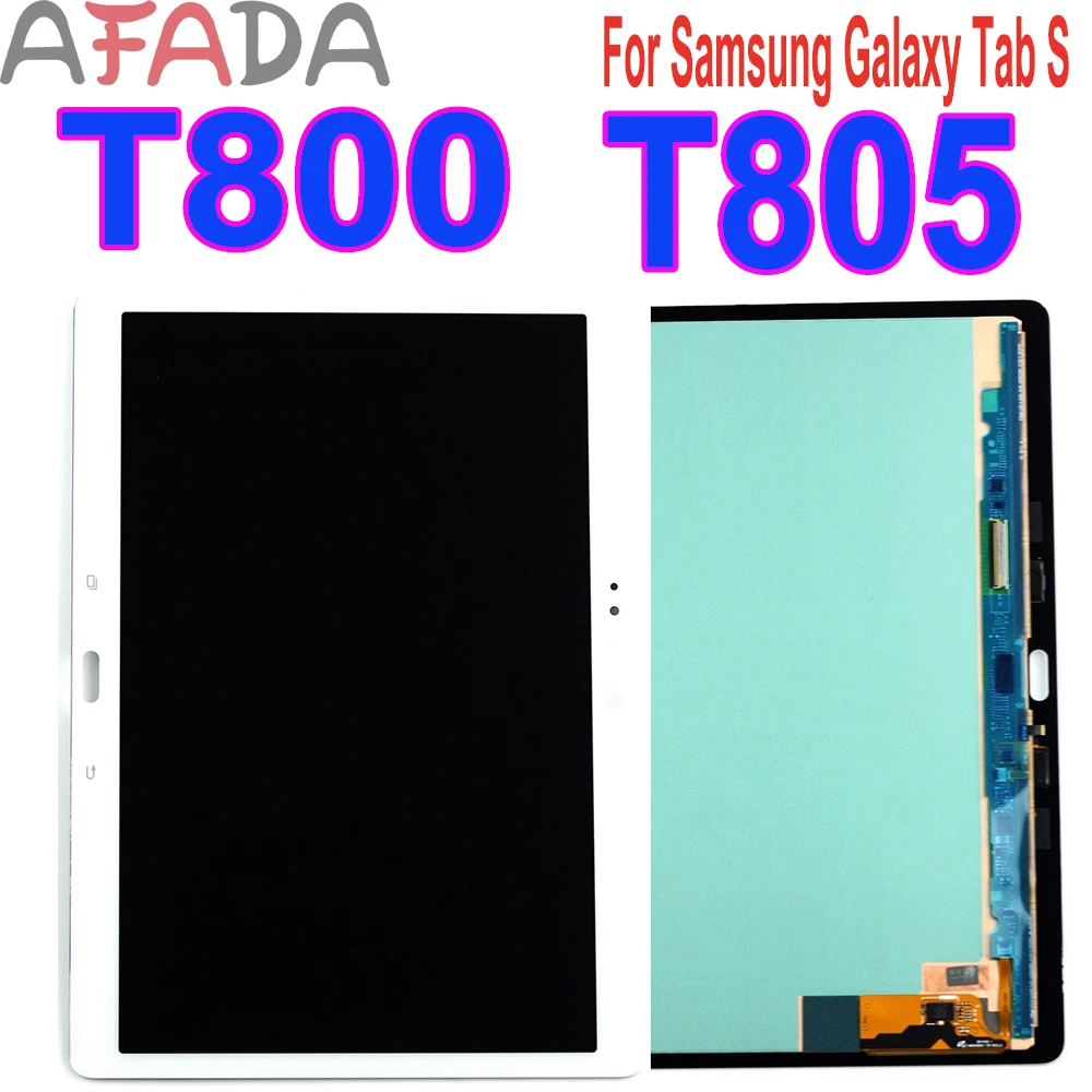 Lcd Da 10.5 "Per Samsung Galaxy Tab S Sm-T800 Sm-T805 T800 T805 Display Lcd Touch Screen Digitizer Glass Panel Assembly Sostituzione