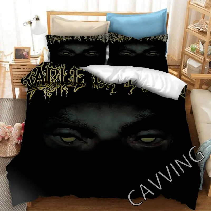 Cradle of Filth Band  3D Printed Bedding Set Duvet Covers & Pillow Cases Comforter Quilt Cover (US/EU/AU Sizes)  H01 