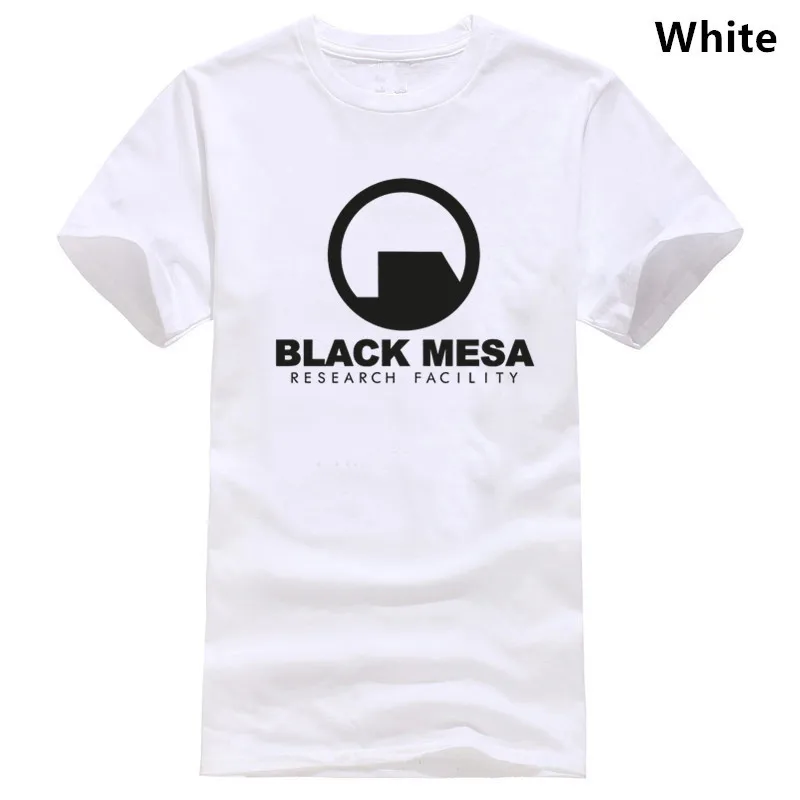 Футболка с принтом в стиле игры наполовину жизни Black Mesa Research Factory | Мужская одежда