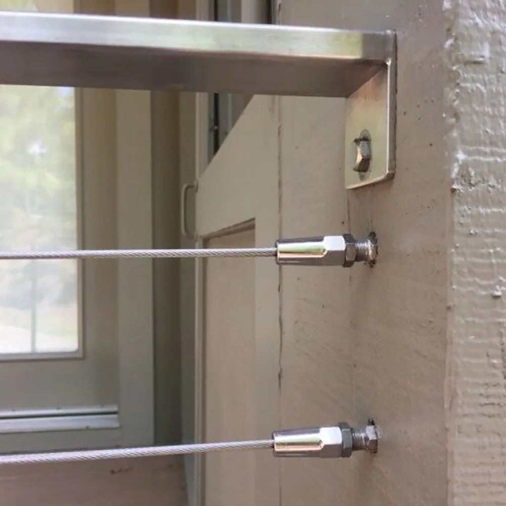 

T316 Portable RH Threaded For Railing Terminal Lag Screw Stud Cable Durable Outdoor Fitting Hardware Stainless Steel Connector