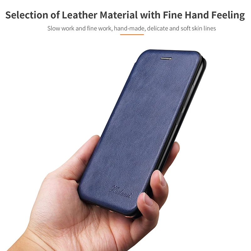 cases for xiaomi blue Book Style Magnet Flip Leather Covers Case for Xiaomi Little X 3 POCO X3 Redmi 9C NFC Stand Case On Redmy 9A Redme Note 9 Pro 9s xiaomi leather case card