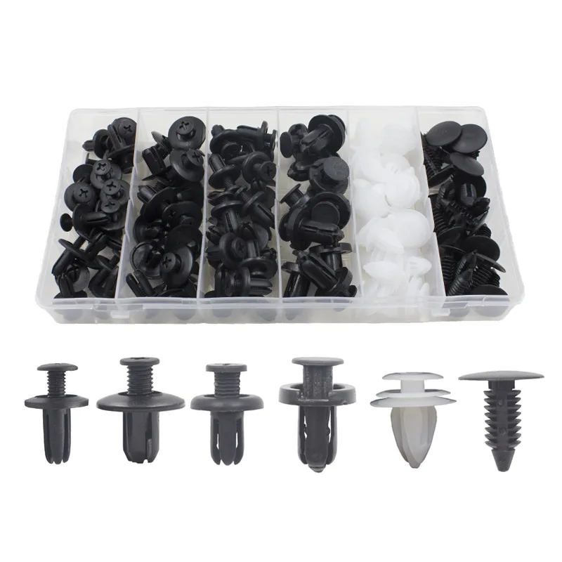 

Mixed Auto Fastener Clip Car Body Push Retainer Pin Rivet Bumper Door Trim Panel Retainer Fastener Kit Car Accessories