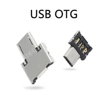 Mini type C OTG Micro Usb к USB Jack адаптер Универсальное внешнее оборудование конвертер для MacBook u-диск передачи данных