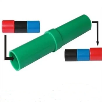 

Free shipping penetration magic color changing blocks educational toy Magic tricks magic props