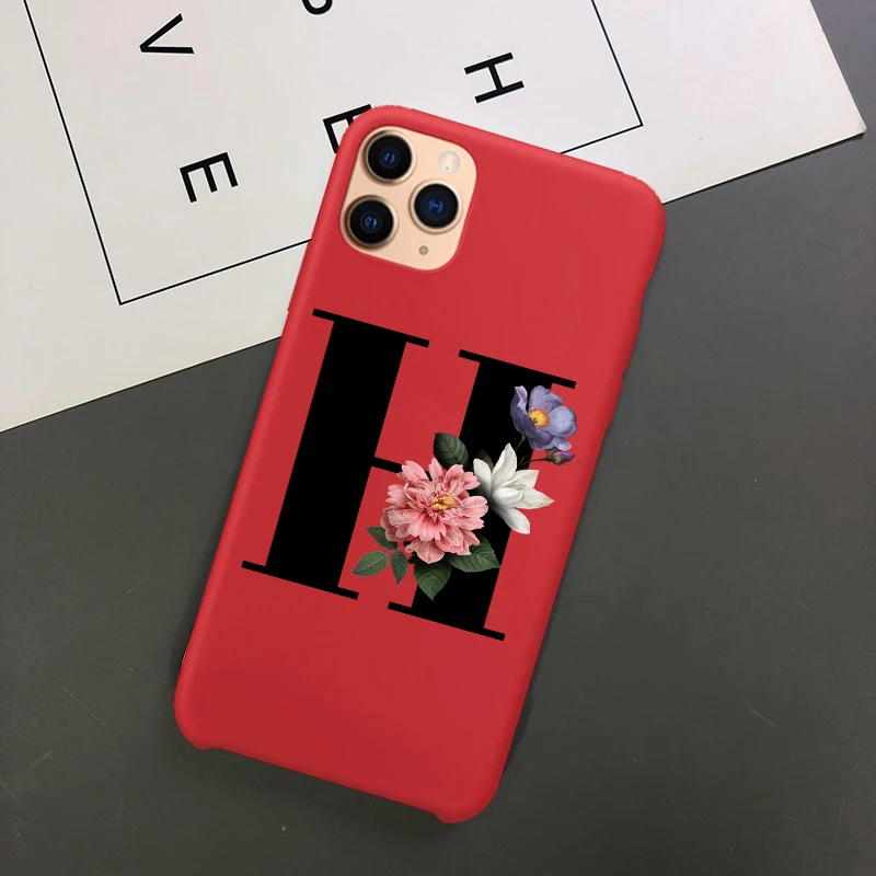 Custom name Letters cover colours TPU Soft Phone Case for apple iPhone 11 Pro Max X XR XS Max 8 7 6 6s plus 5 5s SE covershell - Цвет: TPU