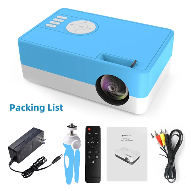 projector mobile Salange J15C Mini Projector Supported Full HD 1080P Video Beamer LED Video Home Theater Compatible with USB AV 1080p projector Projectors