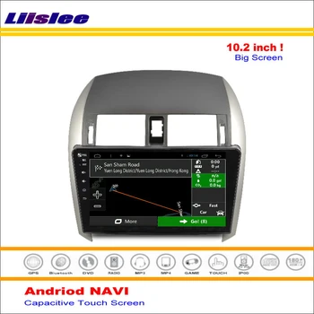 

Liisle Android GPS NAV NVAI Navigation System For Toyota Corolla 2007~2013 Radio Stereo Audio Video Multimedia ( No DVD Player