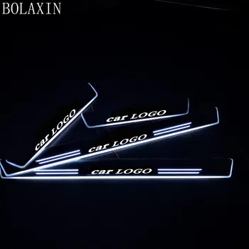 

New Bolaxin Car LED Light Door Sill For Mercedes-Benz C-Class W205 AMG dedicated LED streamer dynamic welcome pedal custom logo