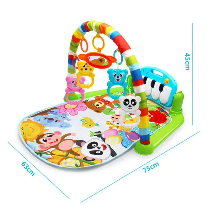 Play Mat Baby Carpet Music Puzzle Mat With Piano Keyboard Educational Rack Toys Infant Fitness Craw