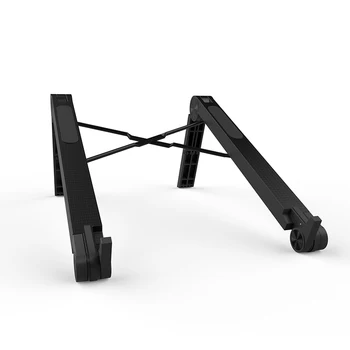 

Ergonomic Riser Laptop Stand Ultralight Portable Non Slip Ventilated Foldable Adjustable Height Notebook Holder Computer Desktop