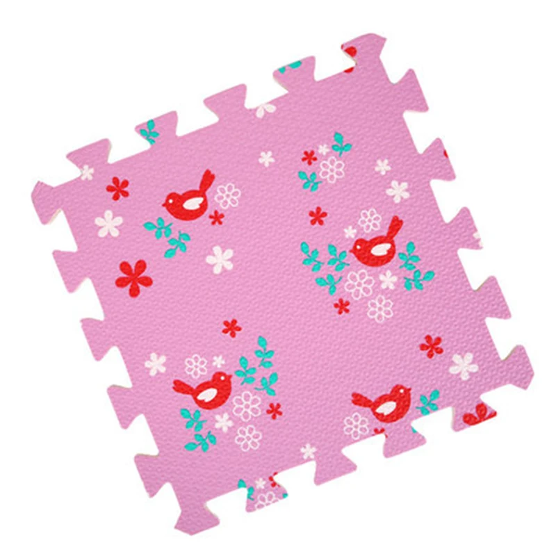 Сельский цветочный стиль детский ползающий игровой мягкий коврик ковер гусеничный коврик утолщенный для гостиной игровой коврик - Цвет: colorfully