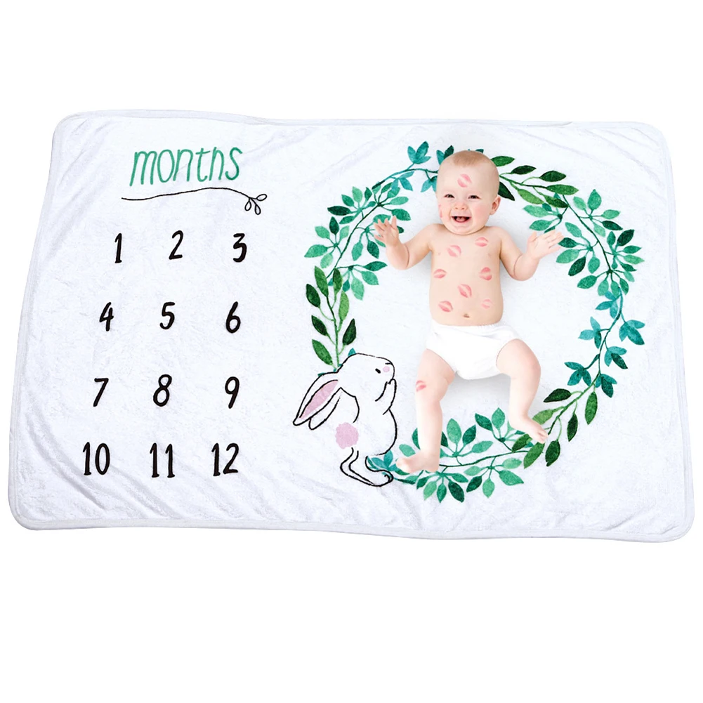 

PRYDYC Funny Newborn Baby Soft Blanket Flannel Swaddles Baby Bath Gauze Infant Wrap Play Mat Photo Photography Camera Blanket