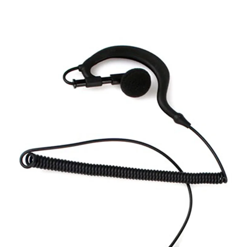 NEW PTT MIC G Shape Earpiece Headset for Sepura STP8000 Walkie Talkie Ham Radio Hf Transceiver Handy C1035A