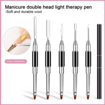

Dual Ended Polygel Nail Brush Acrylic Painting Pen Shape Nails Slice Gel Acrylic Nail Extension Pen For Uv Tools