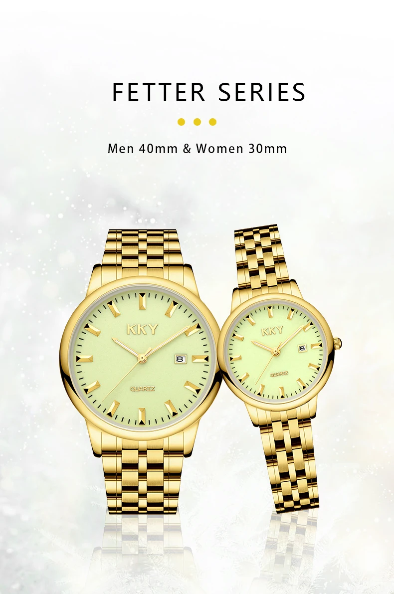 KKY New Brand Creative Golden Briquette Design Quartz Men Women Watches Relogio Masculino Luxury Wrist Watches Female Male Clock
