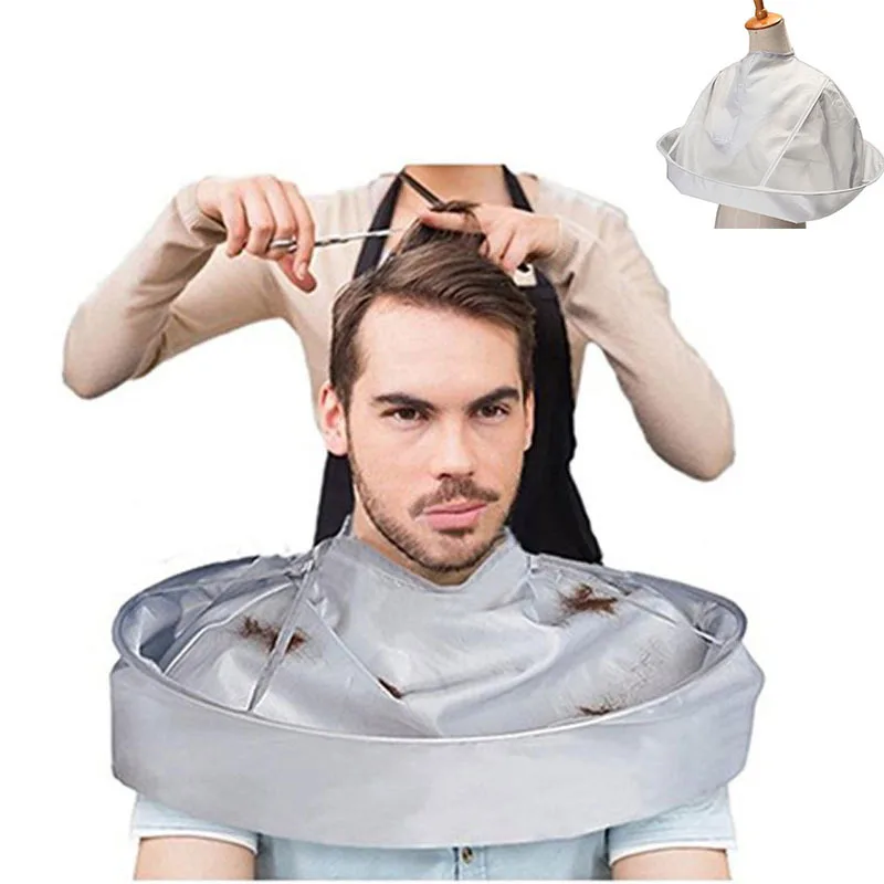 DIY Hair Cutting Cloak Umbrella Cape Cutting Cloak Wrap Hair Shave Apron Hair Barber Gown Cover Household Cleaning Protecter