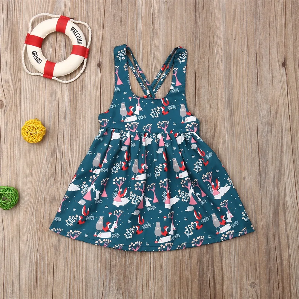 Emmababy, модная От 1 до 6 лет, милая детская одежда для маленьких девочек, юбка-комбинезон, комплект одежды, комбинезон